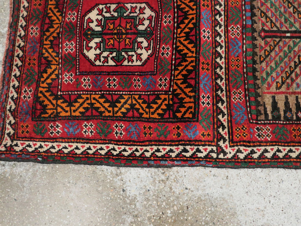 Vintage Persian Baluch Runner, No.29596 - Gsblank