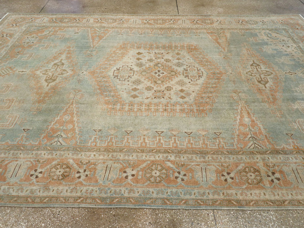 Vintage Persian Veece Room Size Carpet, No.29598 - Gsblank