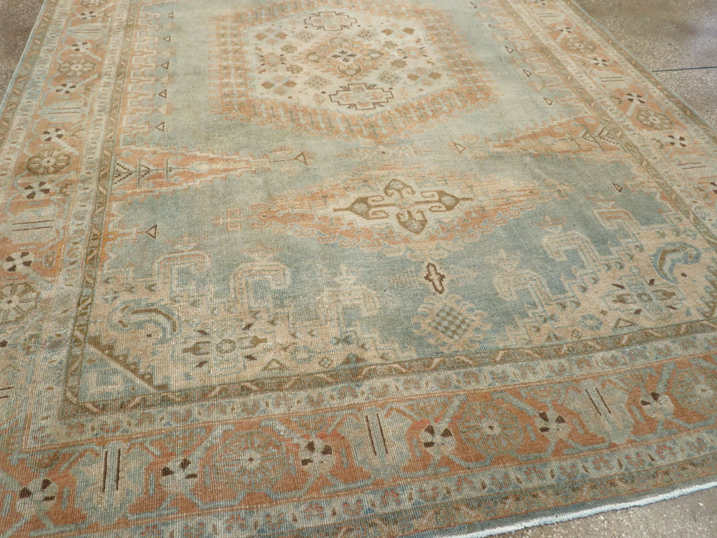 Vintage Persian Veece Room Size Carpet, No.29598 - Gsblank