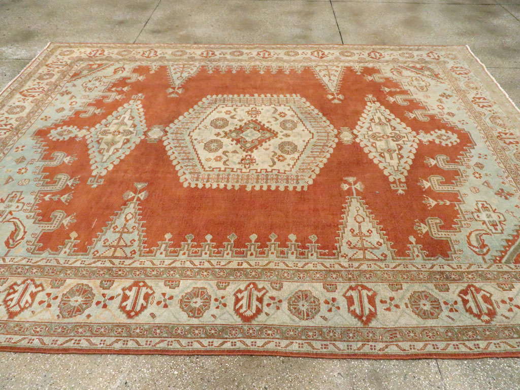 Vintage Persian Veece Room Size Carpet, No.29599 - Gsblank