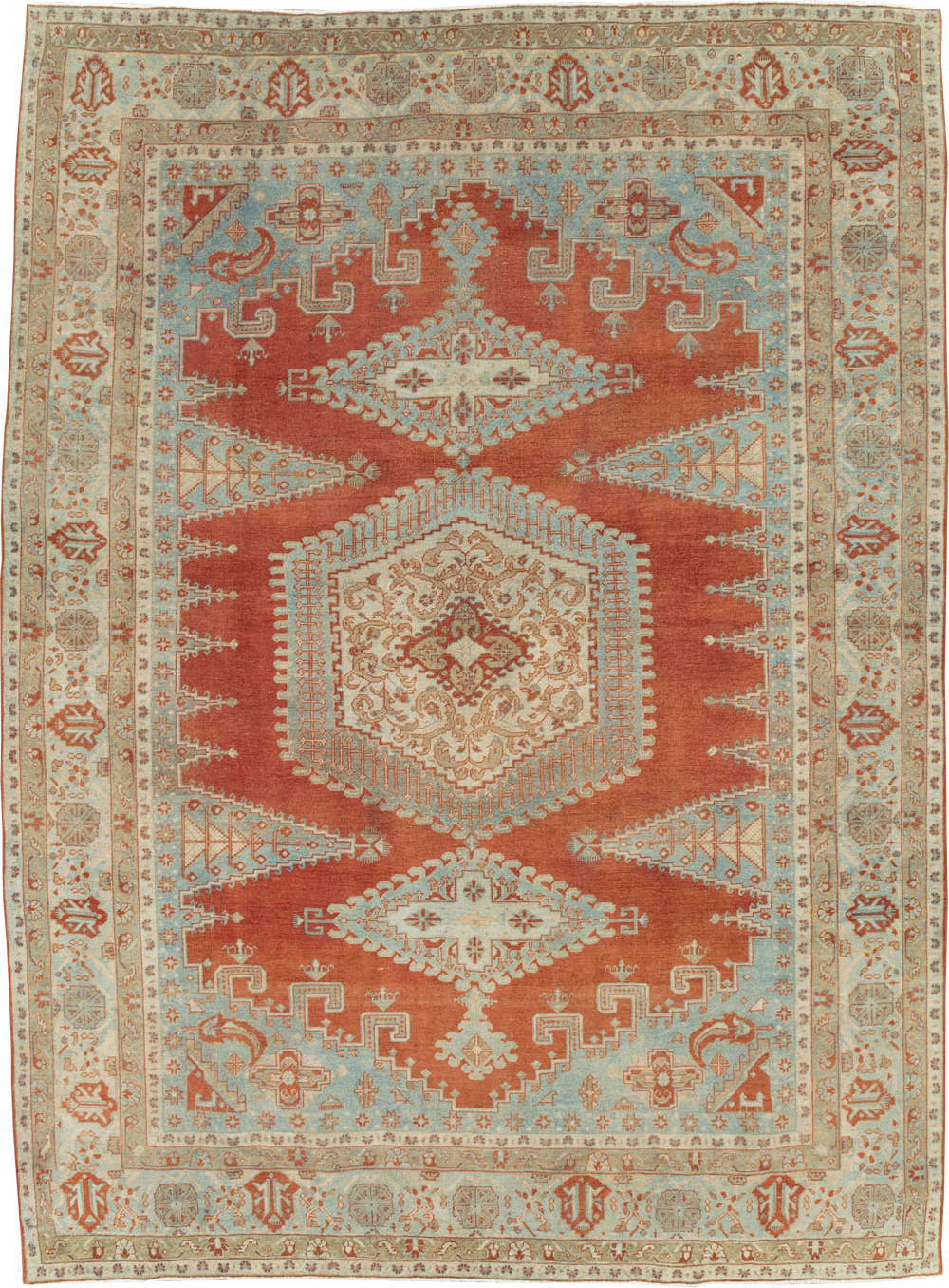 Vintage Persian Veece Carpet, No.29600 - Gsblank