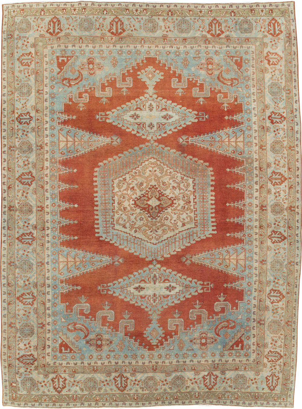 Vintage Persian Veece Carpet, No.29600 - Gsblank
