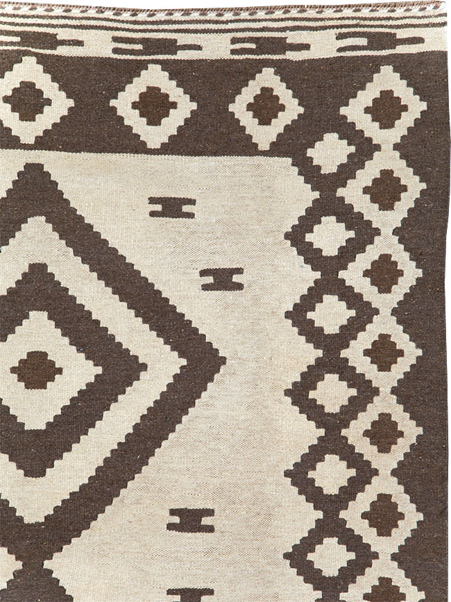 Vintage Persian Flatweave Kilim, No.29602 - Gsblank