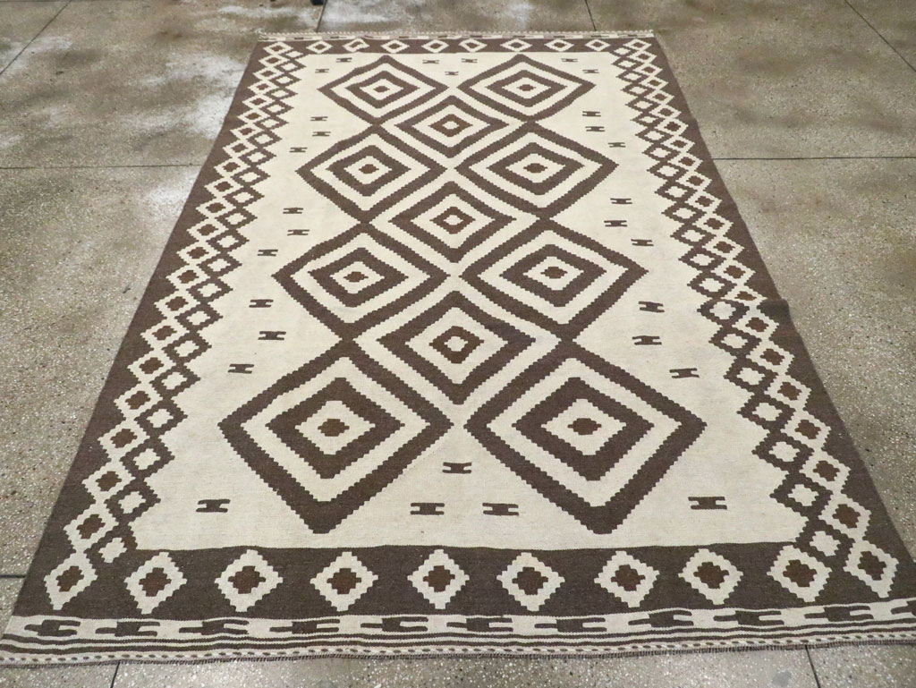 Vintage Persian Flatweave Kilim, No.29602 - Gsblank
