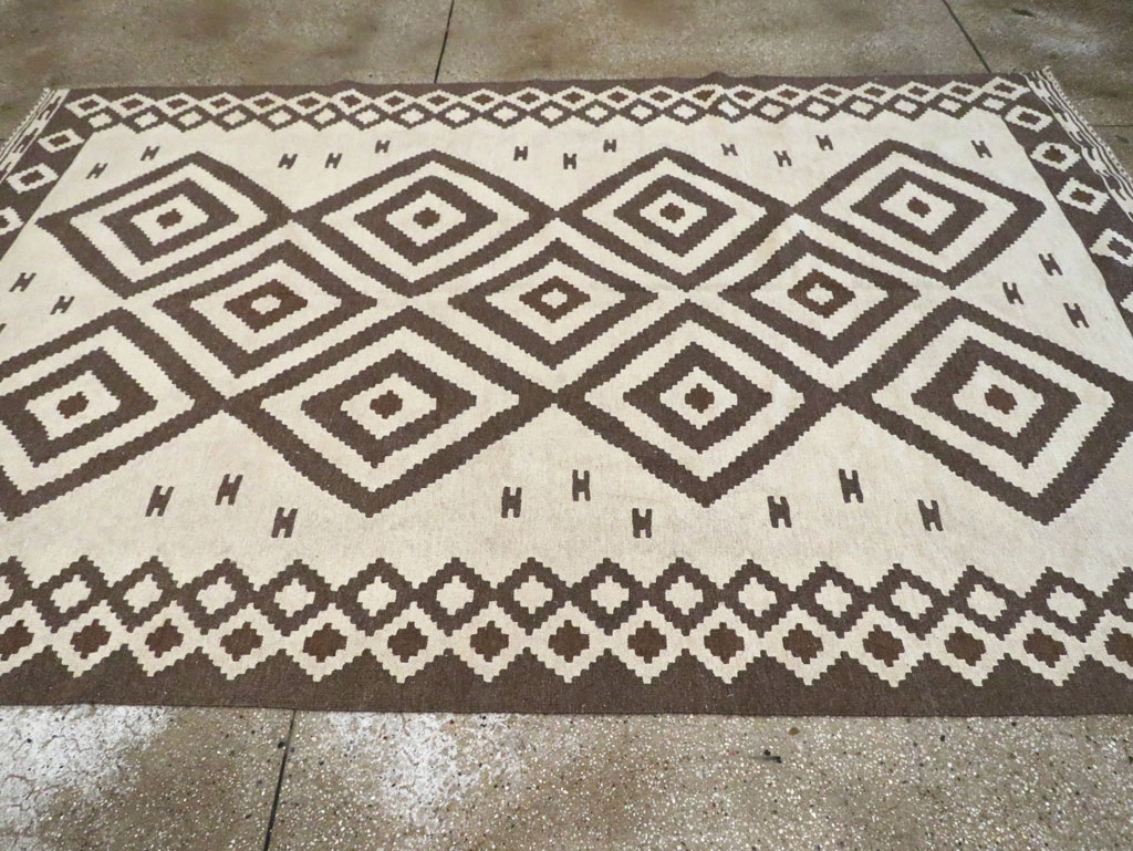 Vintage Persian Flatweave Kilim, No.29602 - Gsblank