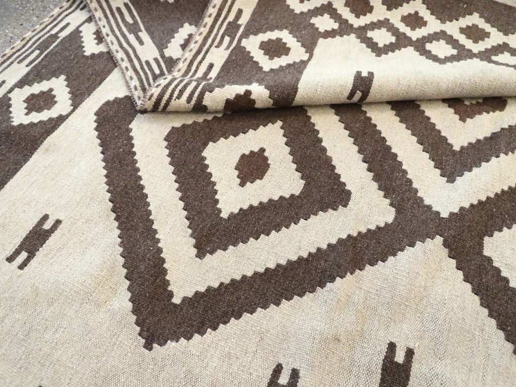Vintage Persian Flatweave Kilim, No.29602 - Gsblank