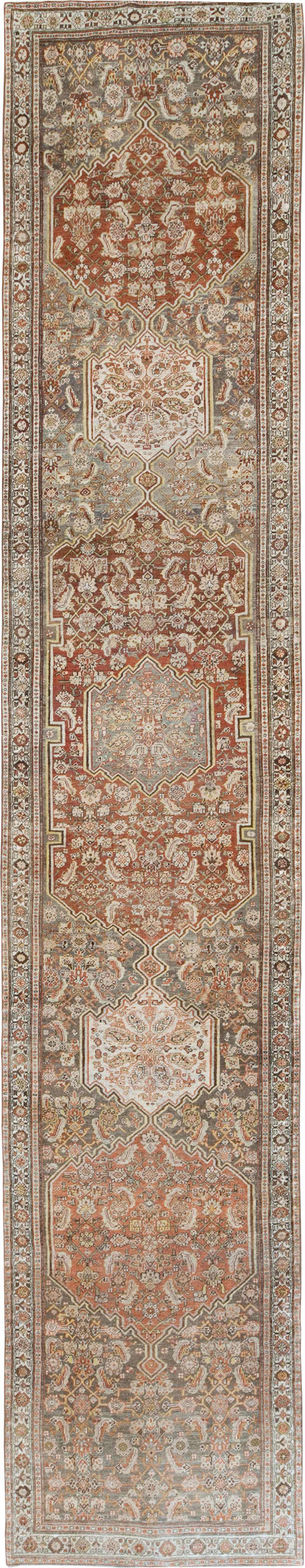 Antique Persian Bidjar Long Runner, No.29609 - Gsblank