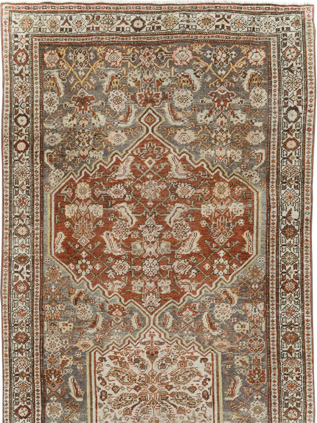 Antique Persian Bidjar Long Runner, No.29609 - Gsblank