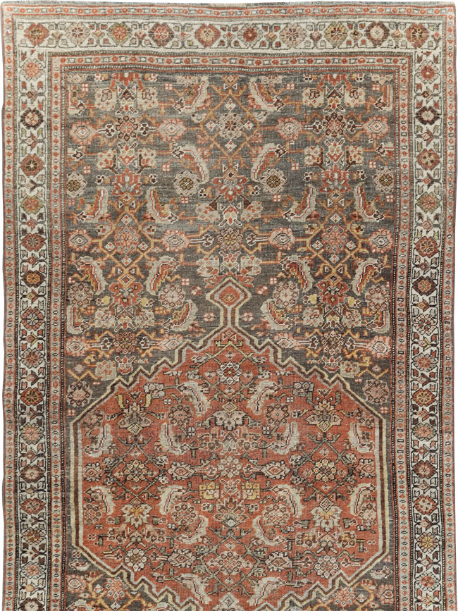 Antique Persian Bidjar Long Runner, No.29609 - Gsblank