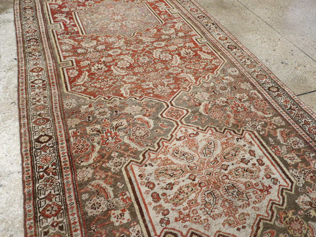 Antique Persian Bidjar Long Runner, No.29609 - Gsblank