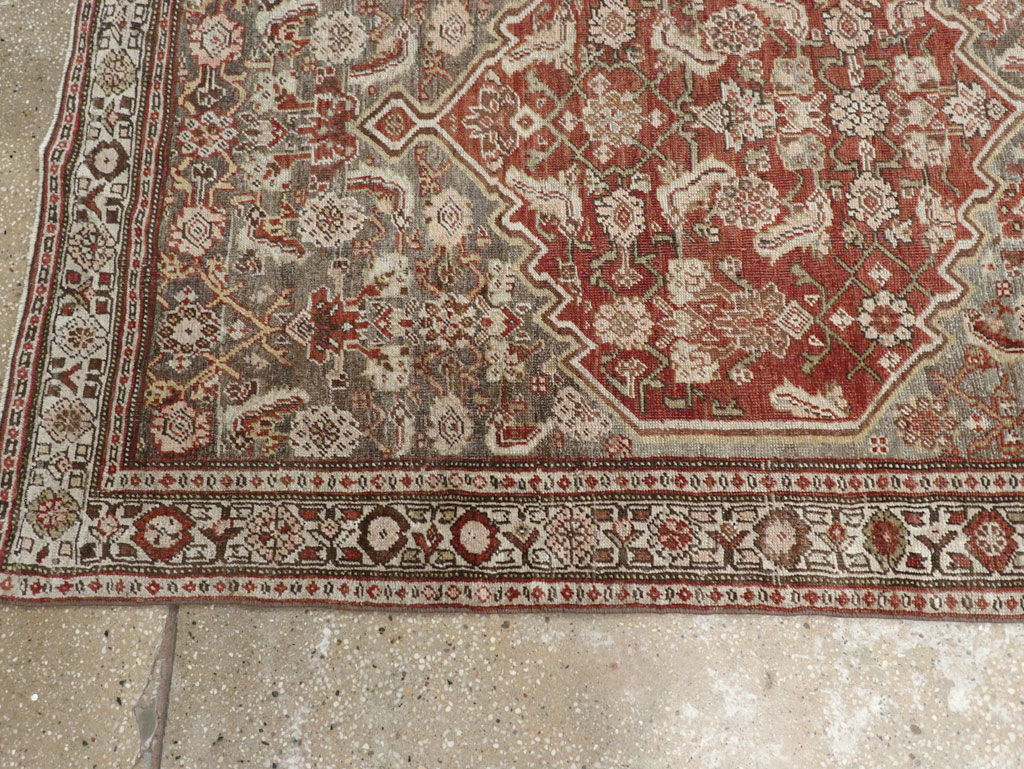 Antique Persian Bidjar Long Runner, No.29609 - Gsblank
