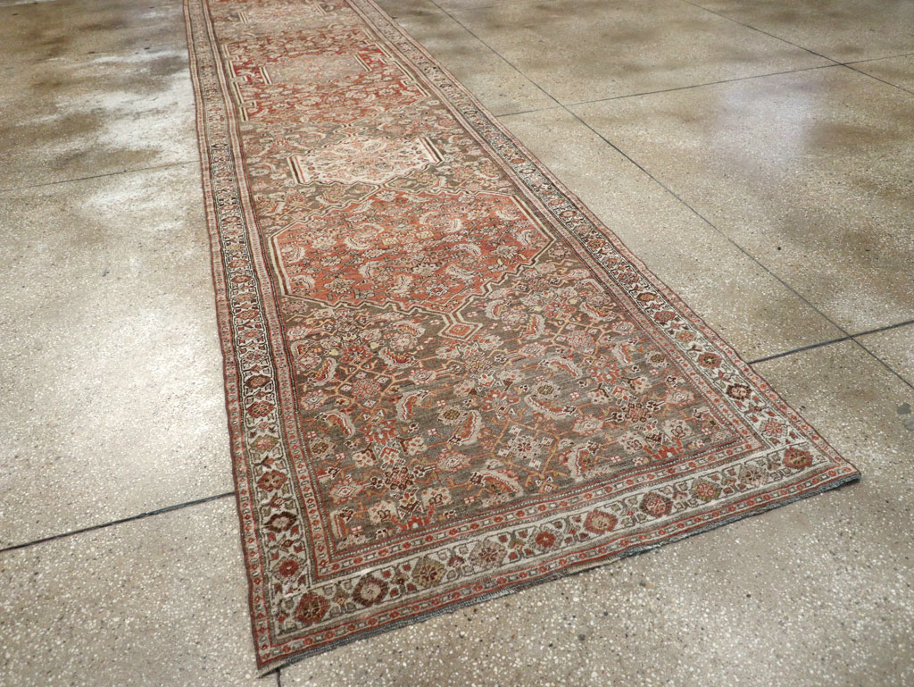 Antique Persian Bidjar Long Runner, No.29609 - Gsblank