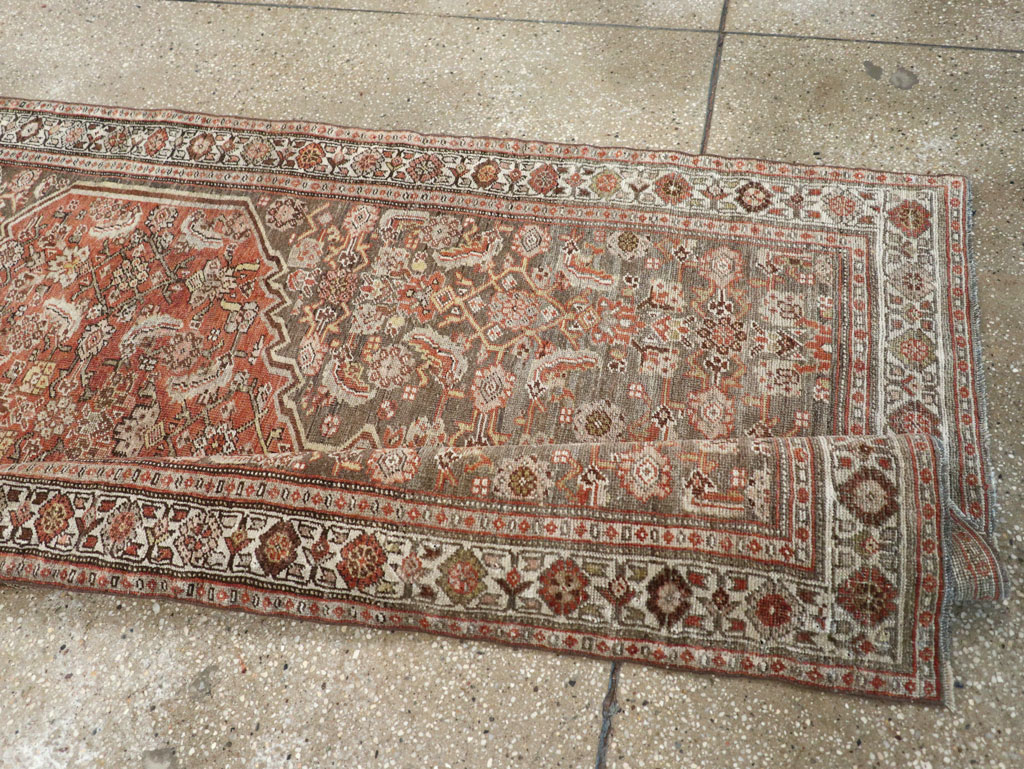 Antique Persian Bidjar Long Runner, No.29609 - Gsblank