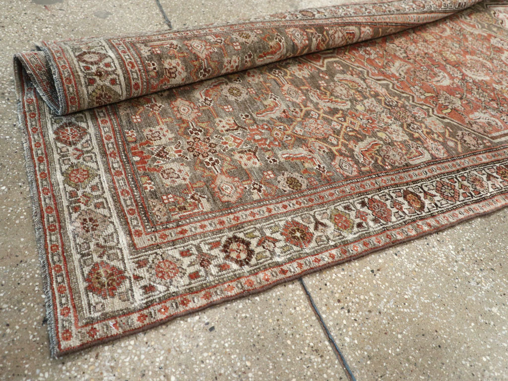 Antique Persian Bidjar Long Runner, No.29609 - Gsblank