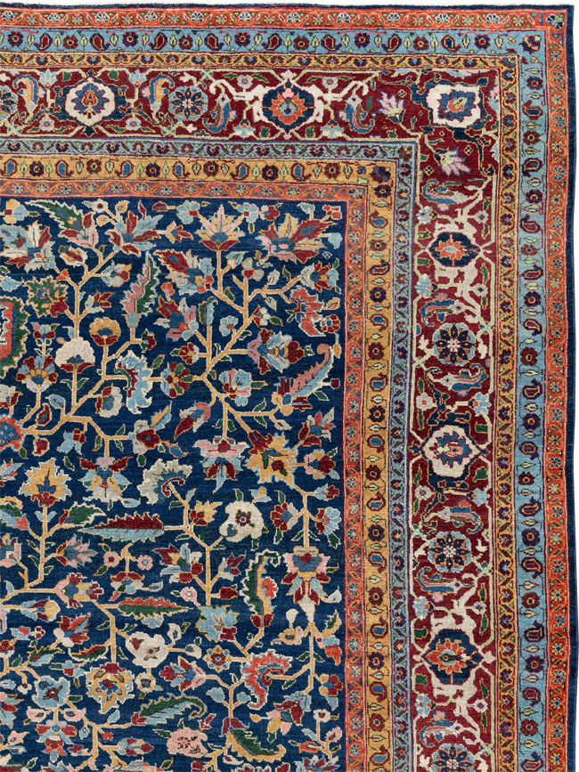Antique Persian Heriz Large Carpet, No.29615 - Gsblank