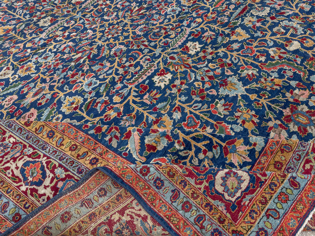 Antique Persian Heriz Large Carpet, No.29615 - Gsblank