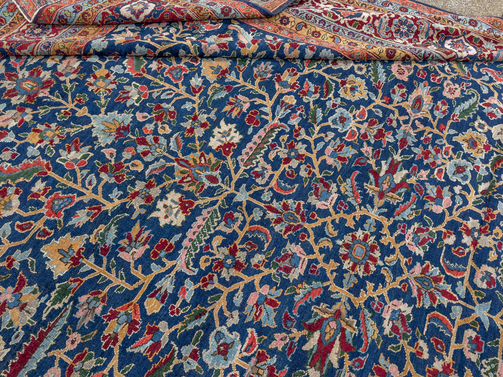 Antique Persian Heriz Large Carpet, No.29615 - Gsblank