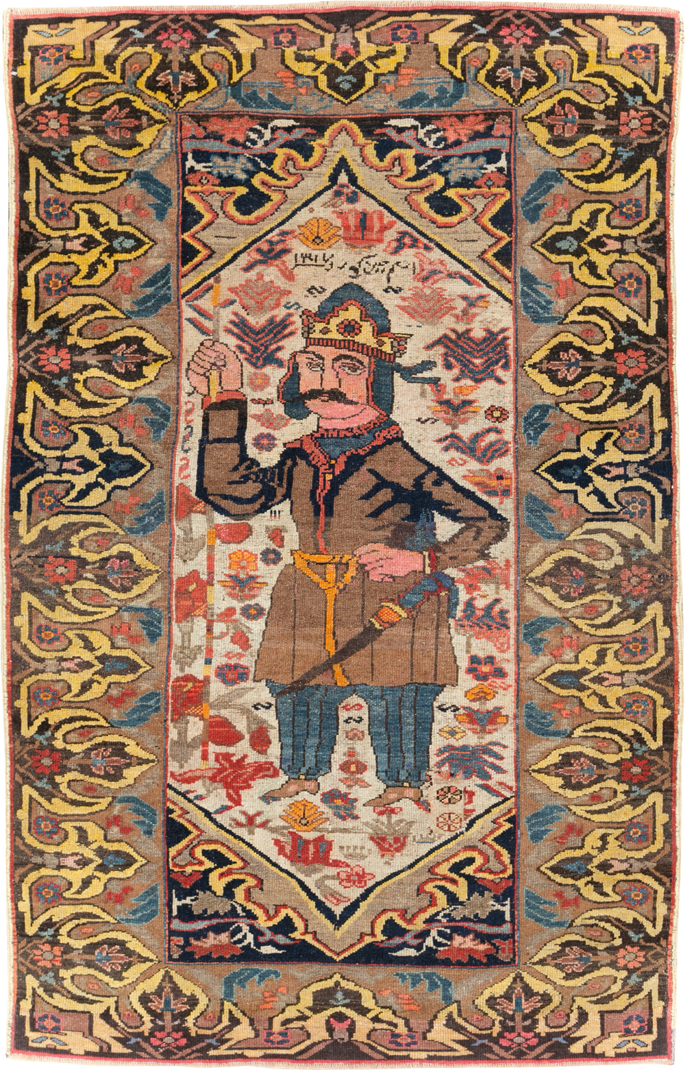 Antique Persian Kurdish Rug, No.29621 - Gsblank