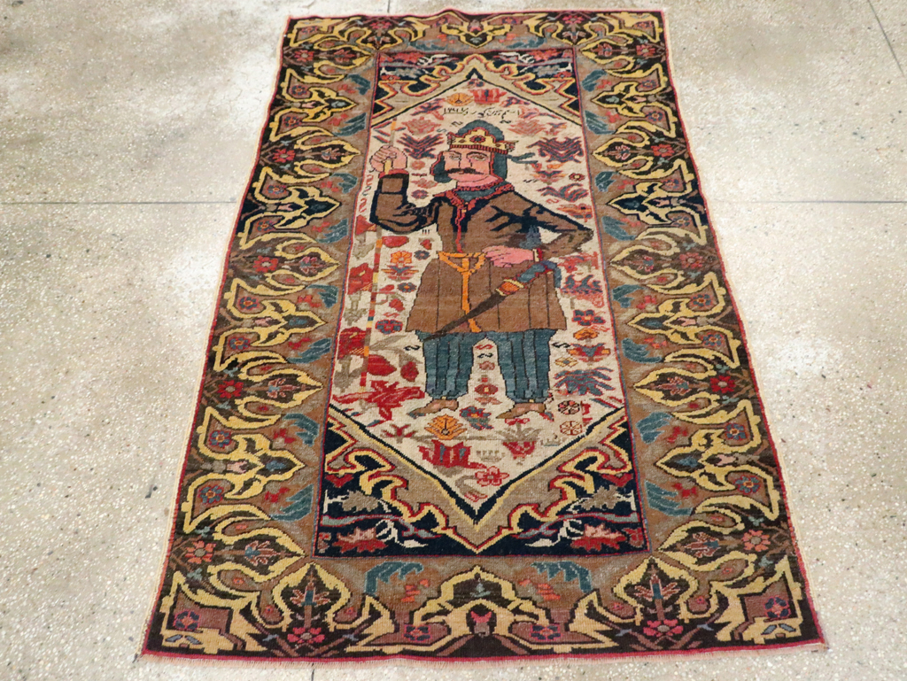 Antique Persian Kurdish Rug, No.29621 - Gsblank