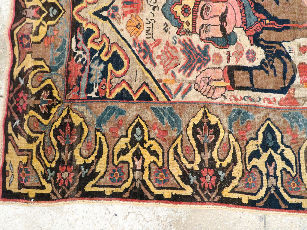 Antique Persian Kurdish Rug, No.29621 - Gsblank