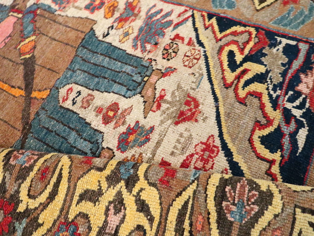 Antique Persian Kurdish Rug, No.29621 - Gsblank