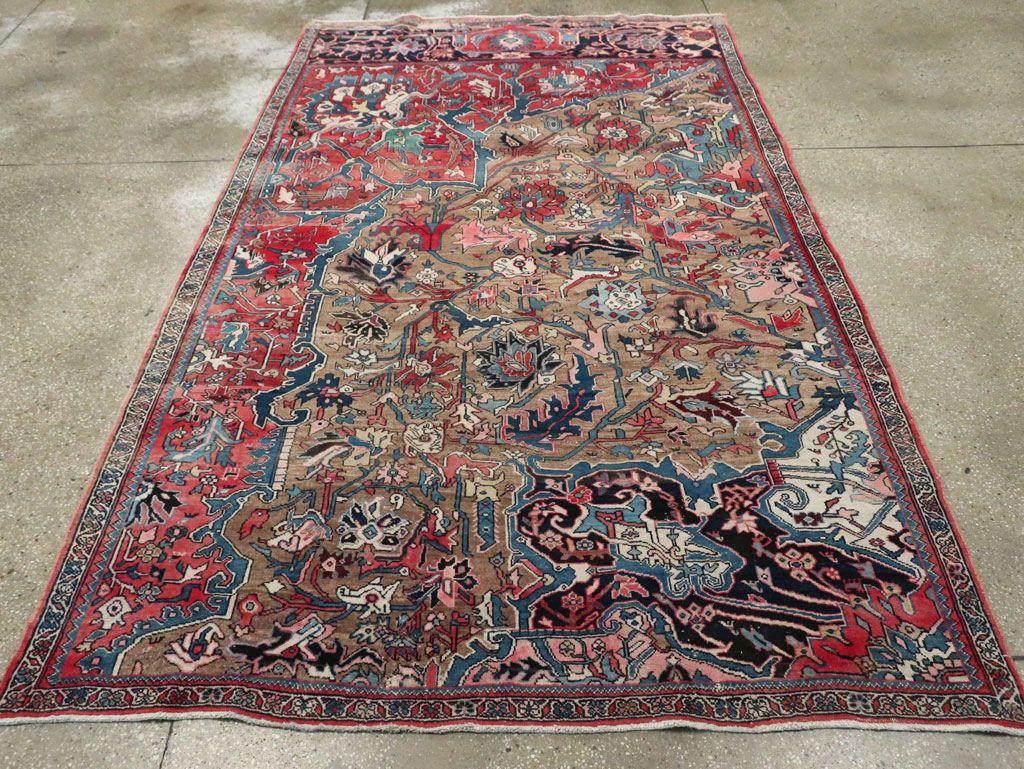 Antique Persian Bidjar Wagireh Sampler Rug, No.29627 - Gsblank