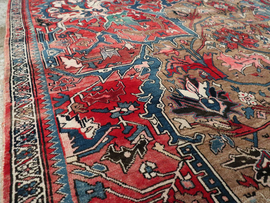 Antique Persian Bidjar Wagireh Sampler Rug, No.29627 - Gsblank