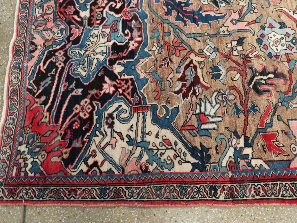 Antique Persian Bidjar Wagireh Sampler Rug, No.29627 - Gsblank
