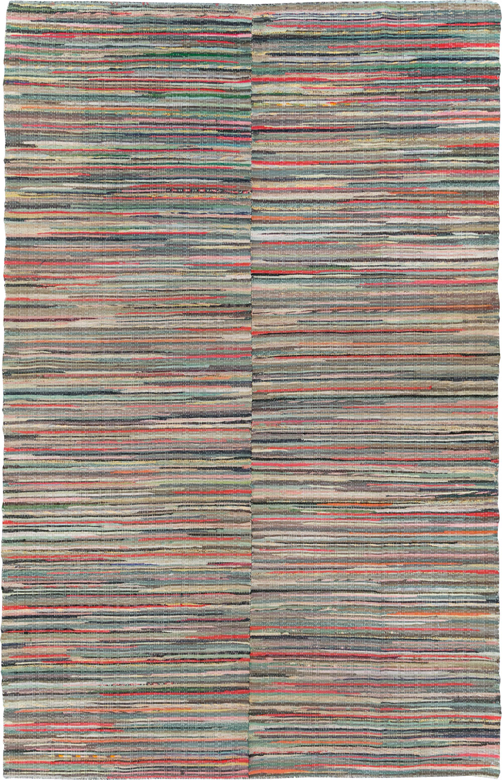Vintage Rag Rug, No.29628 - Gsblank