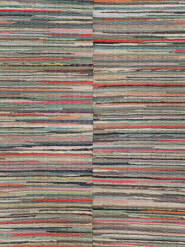Vintage Rag Rug, No.29628 - Gsblank