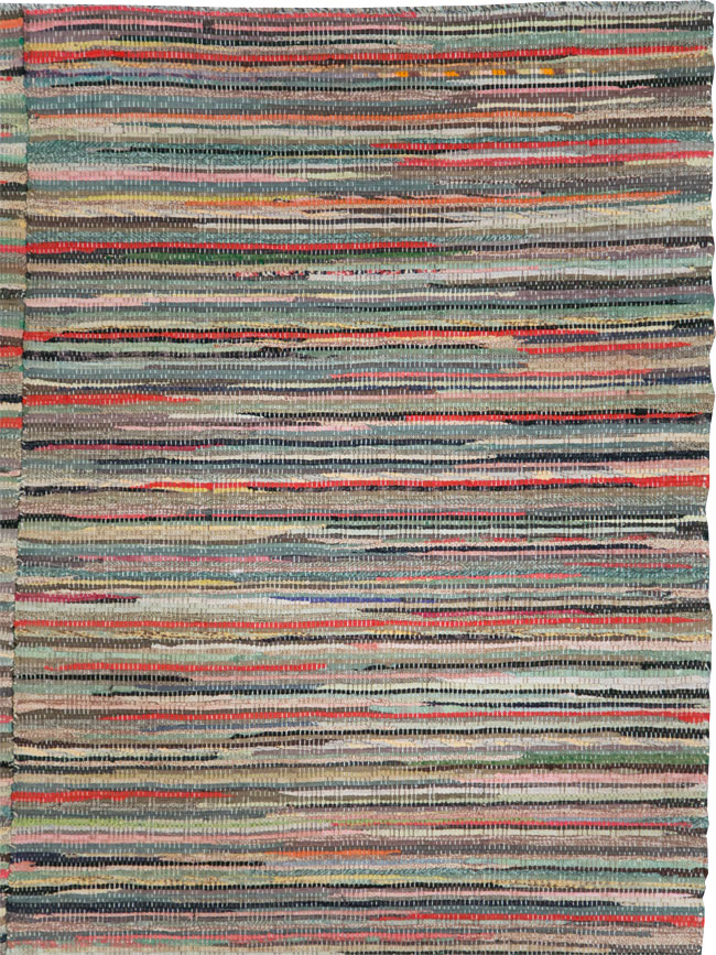 Vintage Rag Rug, No.29628 - Gsblank