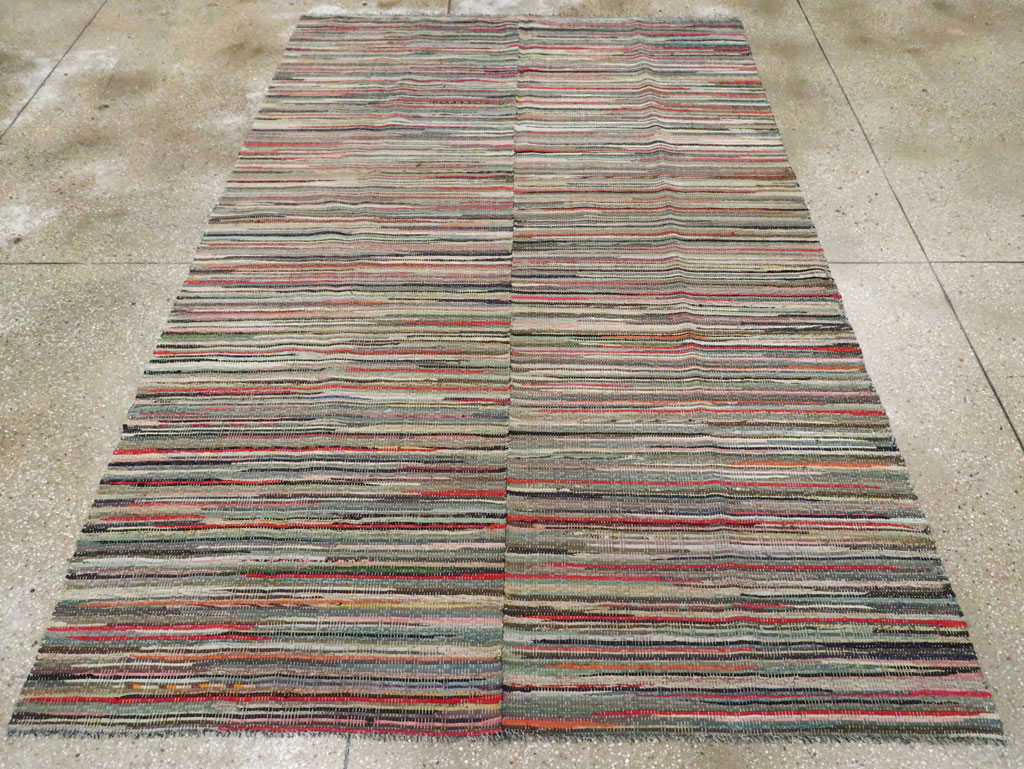 Vintage Rag Rug, No.29628 - Gsblank