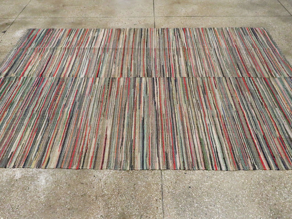 Vintage Rag Rug, No.29628 - Gsblank