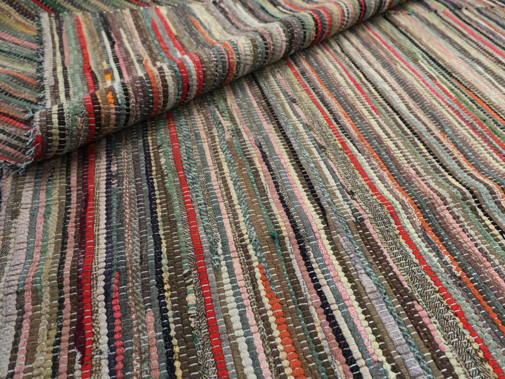 Vintage Rag Rug, No.29628 - Gsblank