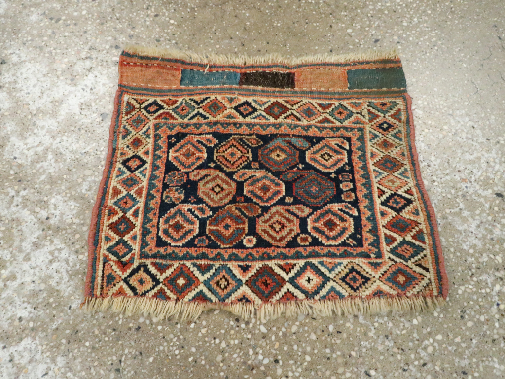 Vintage Persian Afshar Tribal Bag, No.29645 - Gsblank