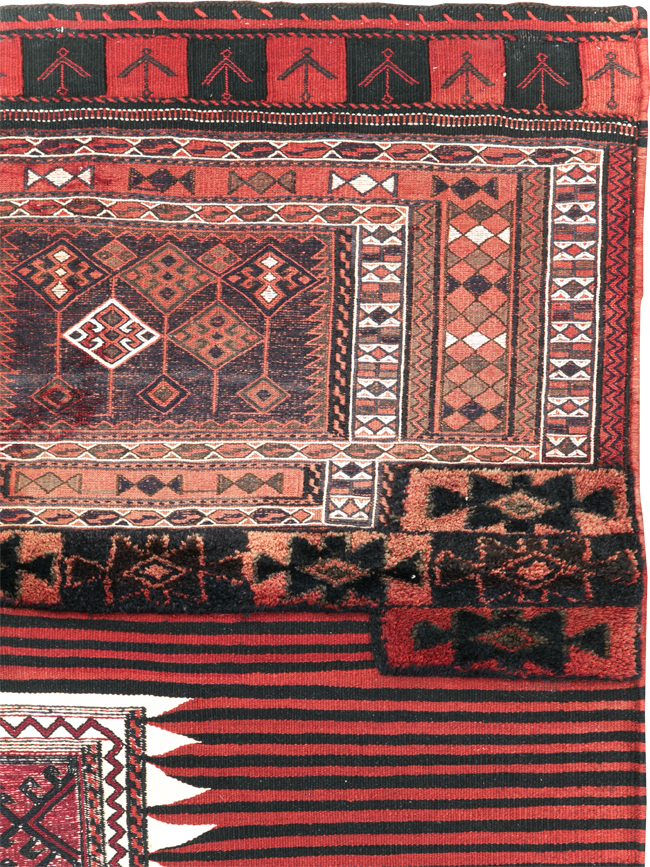 Vintage Persian Chaharmahal Bakhtiari Tacheh Flatweave Kilim , No.29648 - Gsblank