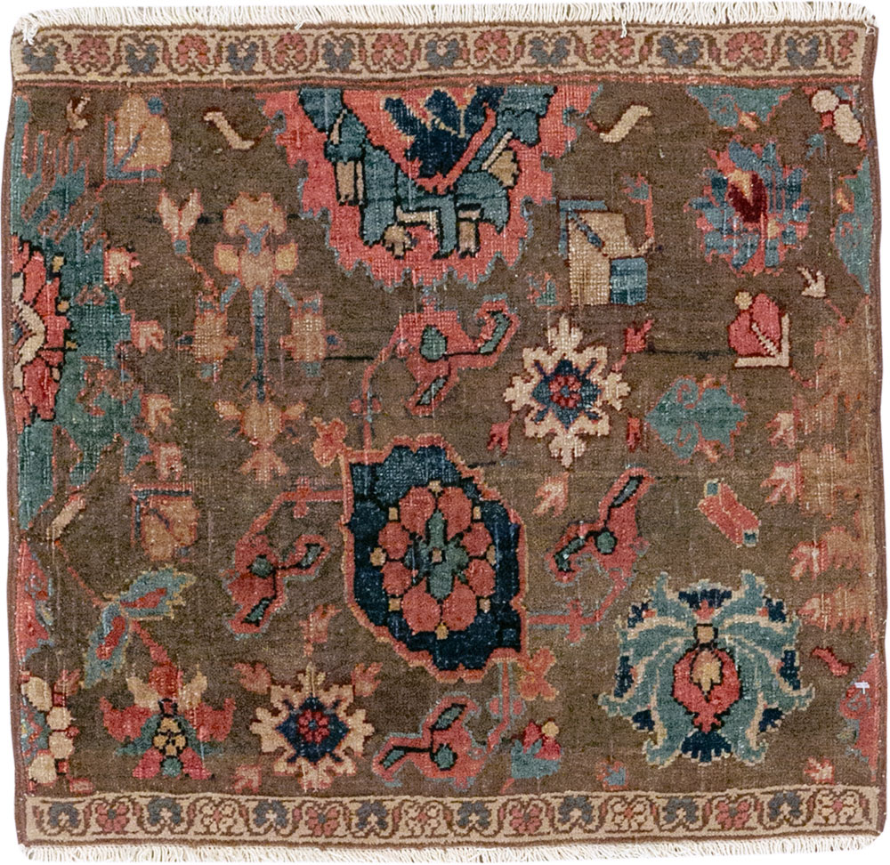 Antique Persian Wagireh Bidjar Sampler Rug, No.29661 - Gsblank