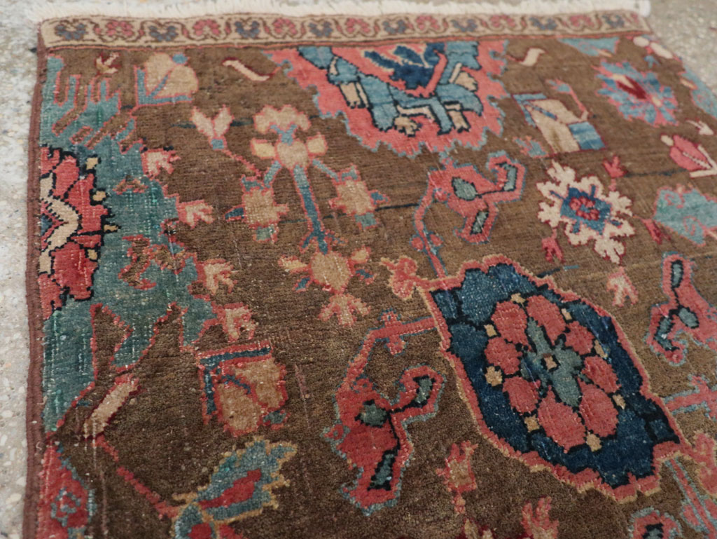 Antique Persian Wagireh Bidjar Sampler Rug, No.29661 - Gsblank