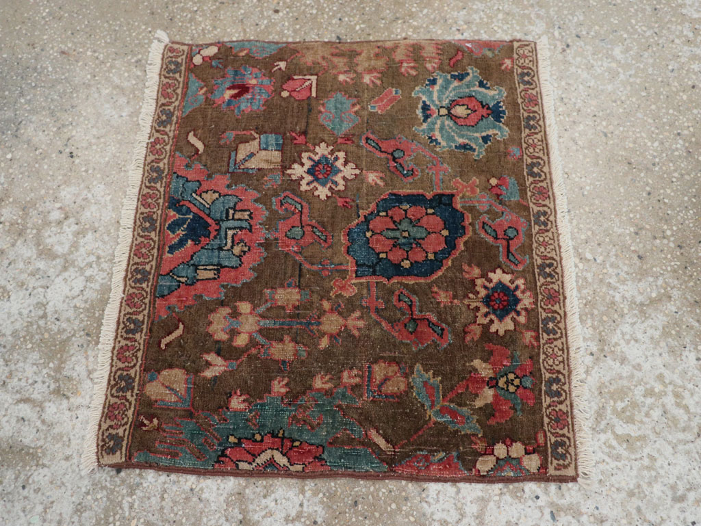 Antique Persian Wagireh Bidjar Sampler Rug, No.29661 - Gsblank