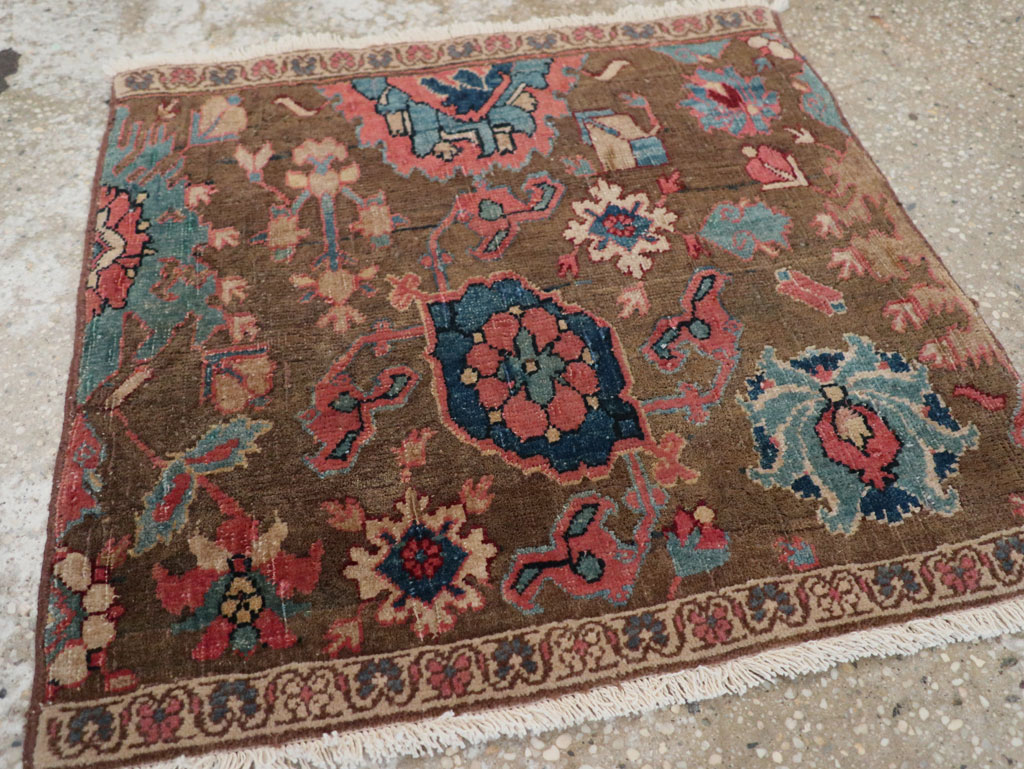Antique Persian Wagireh Bidjar Sampler Rug, No.29661 - Gsblank