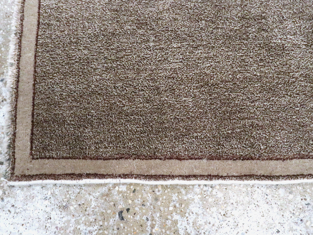 Modern Style Vintage Persian Mashad Small Runner, No.29664 - Gsblank