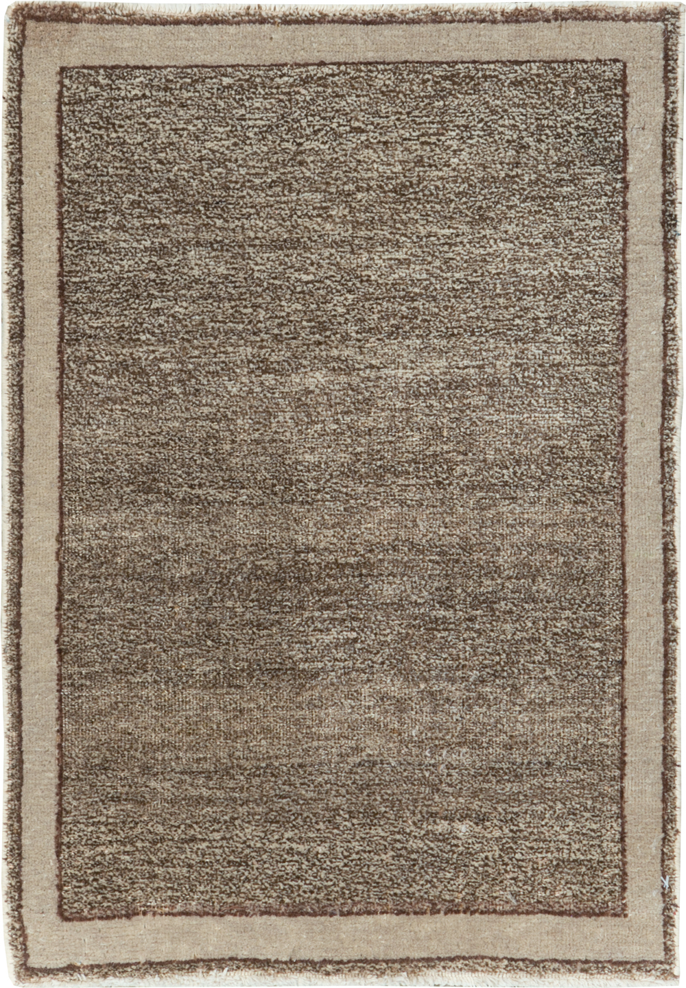 Vintage Persian Mashad Small Throw Rug, No.29665 - Gsblank