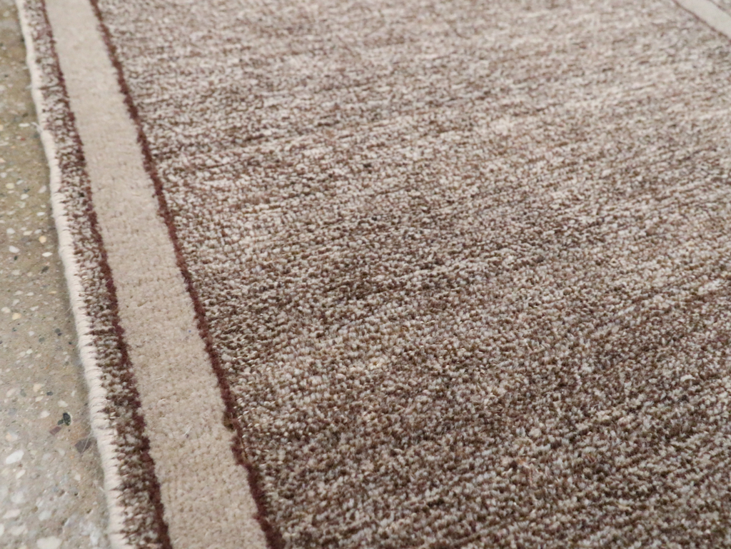 Vintage Persian Mashad Small Throw Rug, No.29665 - Gsblank