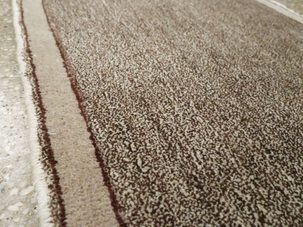 Vintage Persian Mashad Small Throw Rug, No.29666 - Gsblank