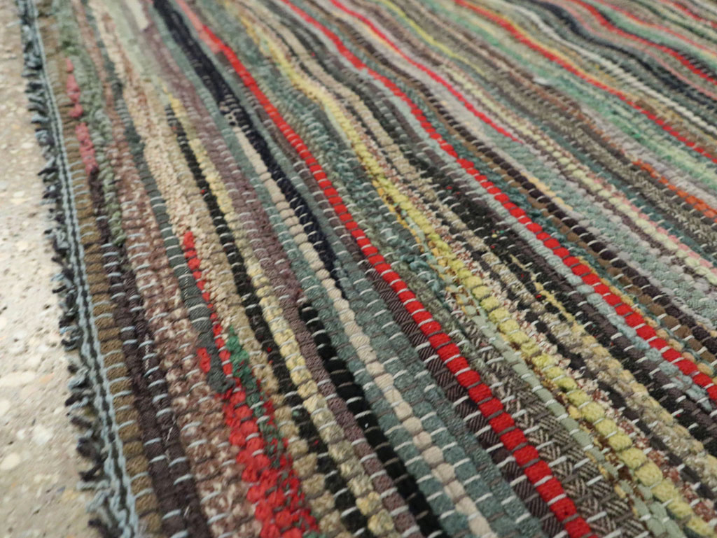 Vintage American Rag Rug, No.29675 - Gsblank