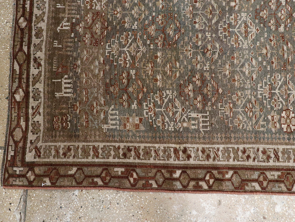 Antique Persian Kurd Long Runner, No.29685 - Gsblank