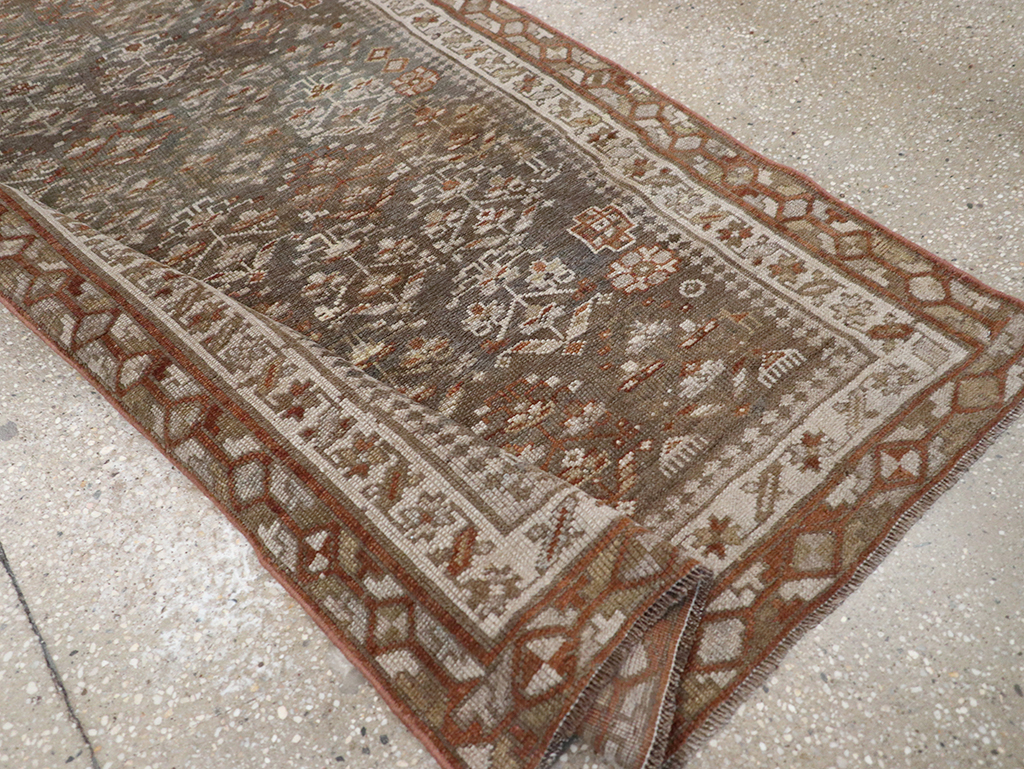 Antique Persian Kurd Long Runner, No.29685 - Gsblank