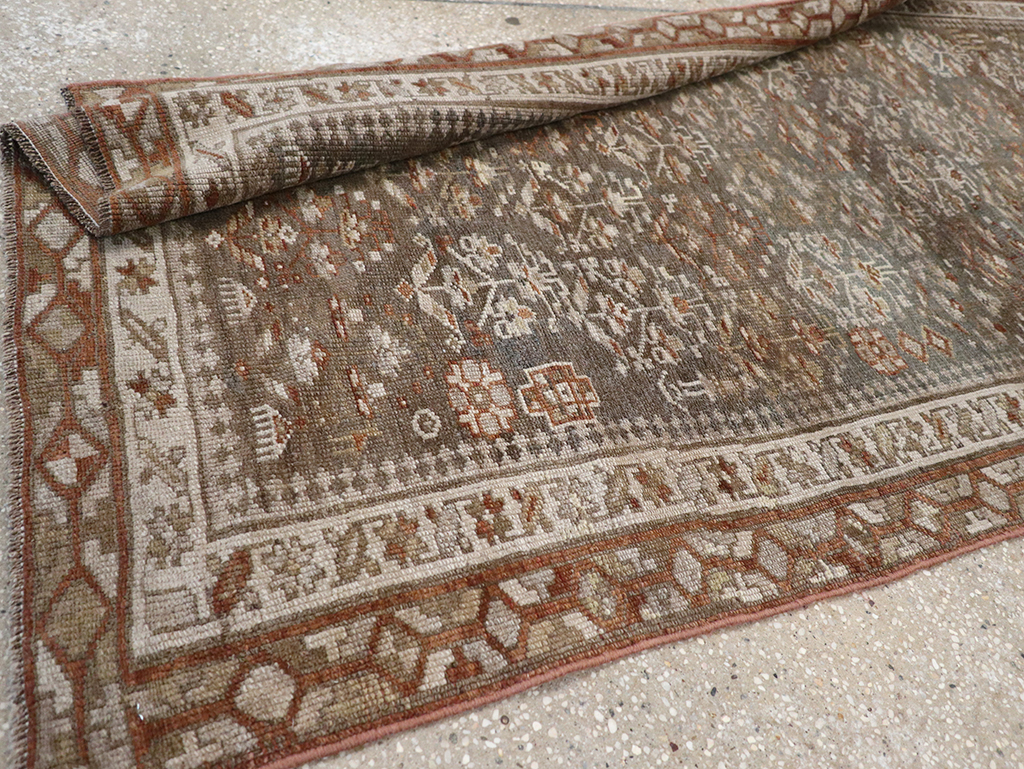 Antique Persian Kurd Long Runner, No.29685 - Gsblank