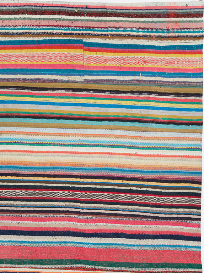 Contemporary Turkish Flatweave Kilim Large Room Size Carpet, No.29690 - Gsblank