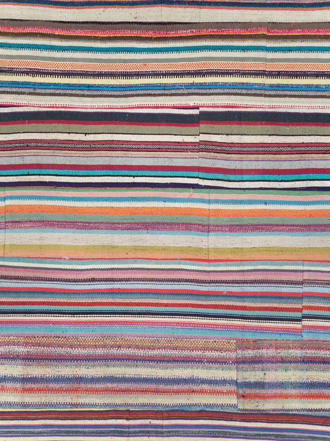 Contemporary Turkish Flatweave Oversize Carpet, No.29694 - Gsblank